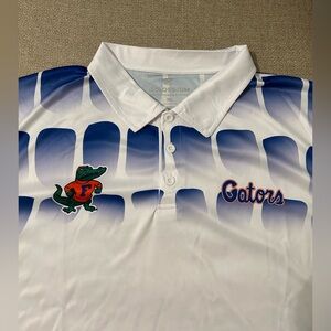 Florida Gators XL retro gator print polo - NEW WITH TAGS